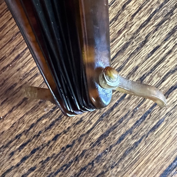 Black Ostrich Feather Art Deco Fan. Vintage. Victorian.  Stunning. PRICE DROP - Picture 4 of 6